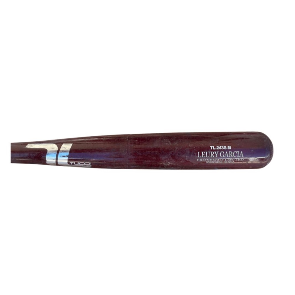 Leury García Game Used Bat
